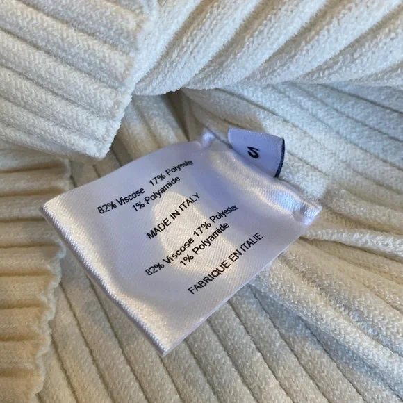 Proenza Schouler Off The Shoulder Long Sleeve Ribbed Top - Picture 7 of 7